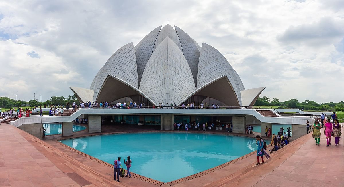 Lotus Temple view