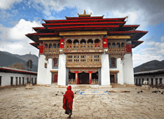 Gangteng Monastery in Bhutan