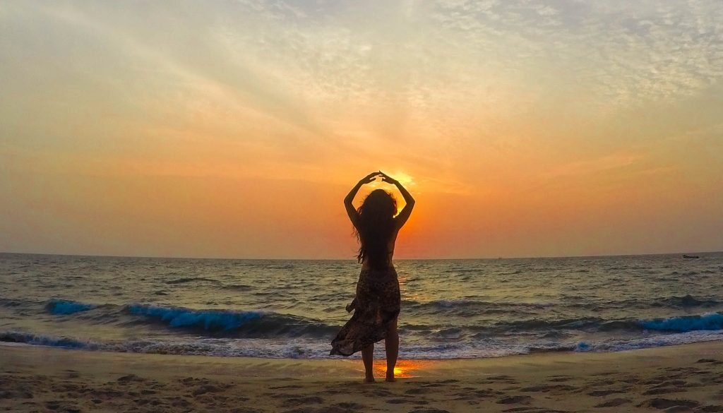 Marari-beach-sunset view