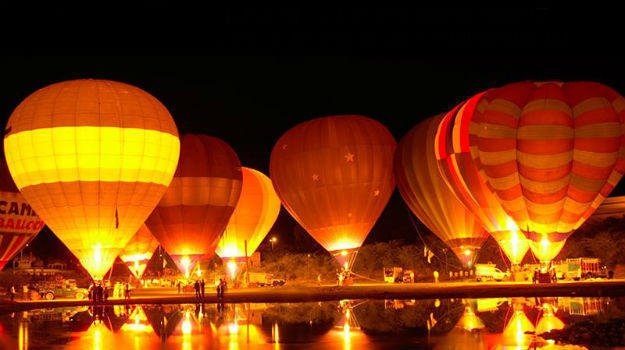 Hot air balloon safari in Pushkar