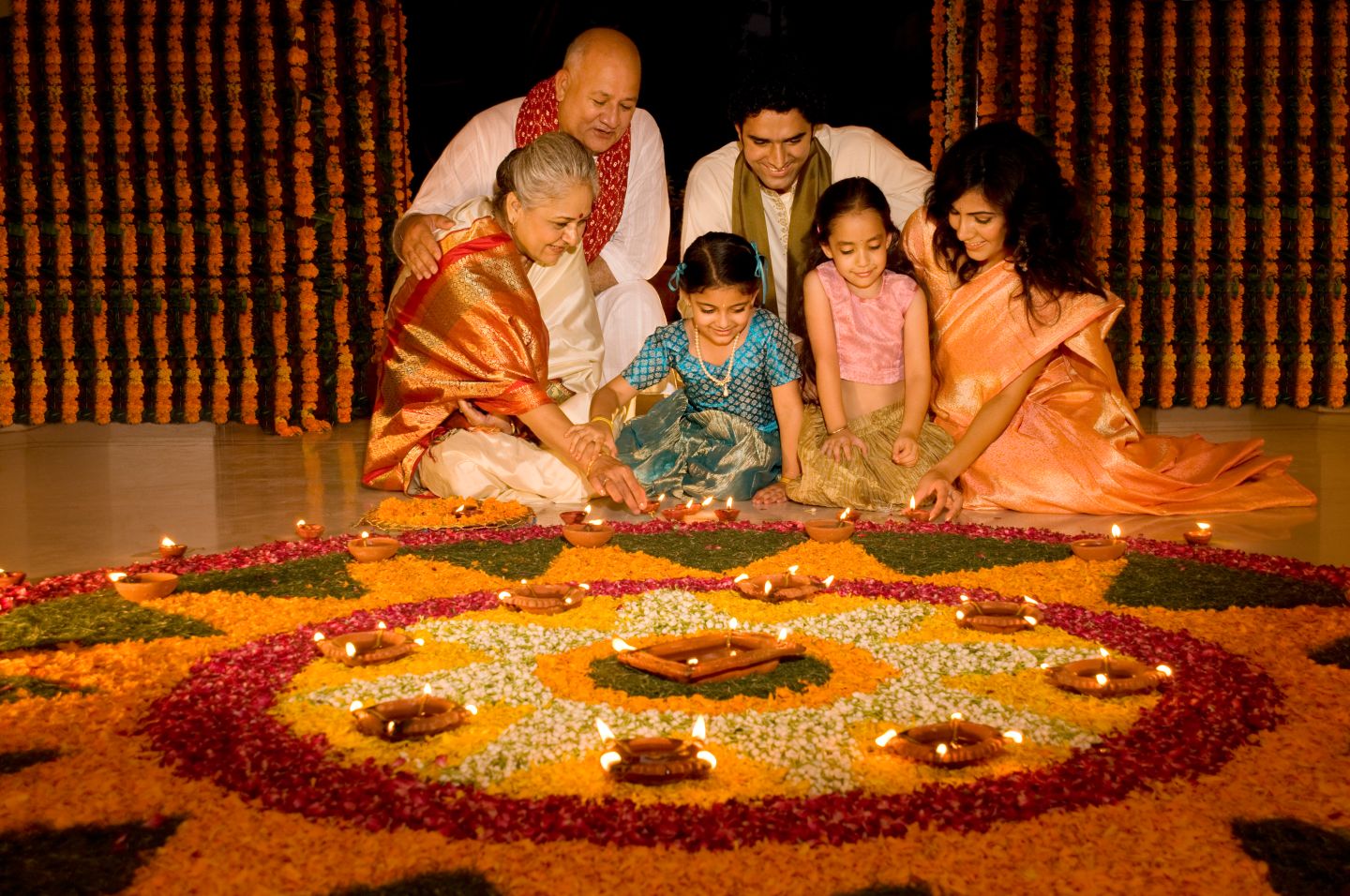 Image result for diwali family celebration