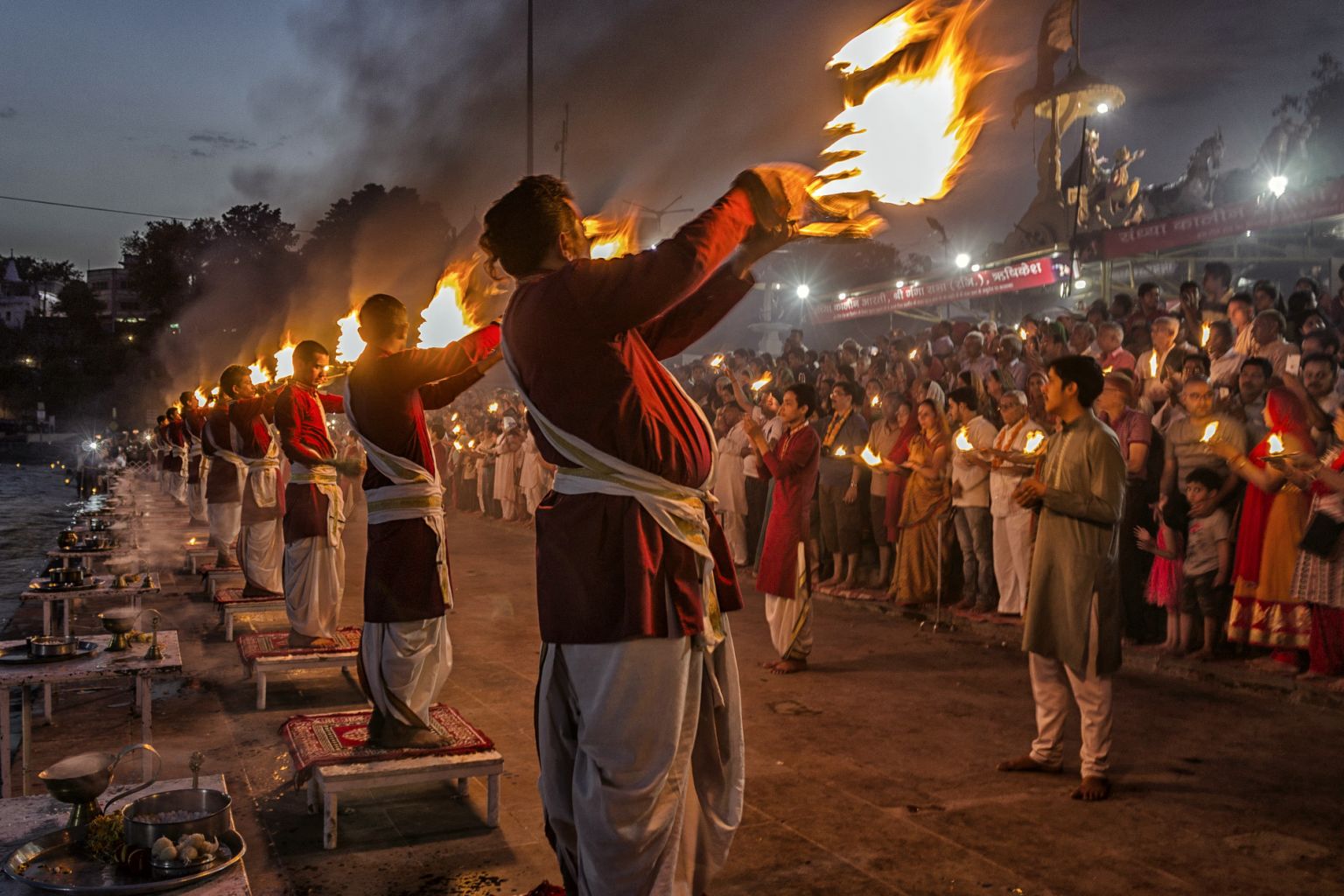 Ganga Aarti Ceremony in Rishikesh